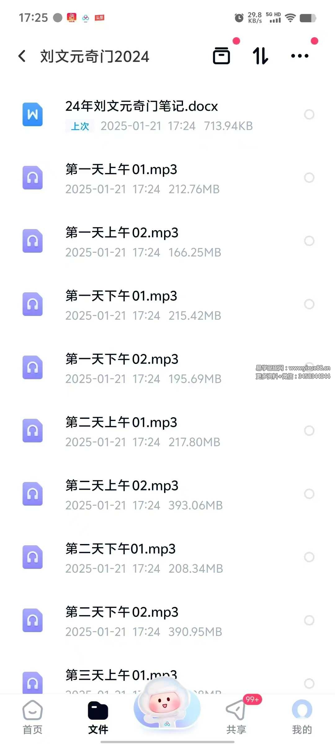 2024年刘文元奇门32节录音+文档